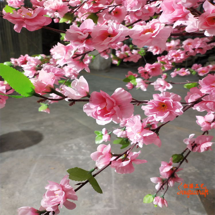 仿真桃花樹真的適合綠化環境裝飾嗎？