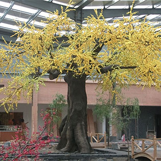 仿真桃花樹